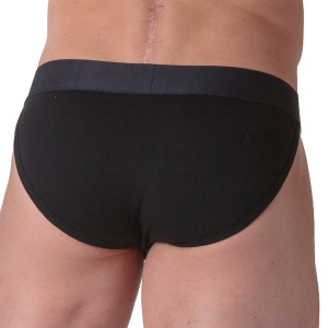 Slip tanga sexy pour homme WOH "Tanga Sexy Fun" - Noir 