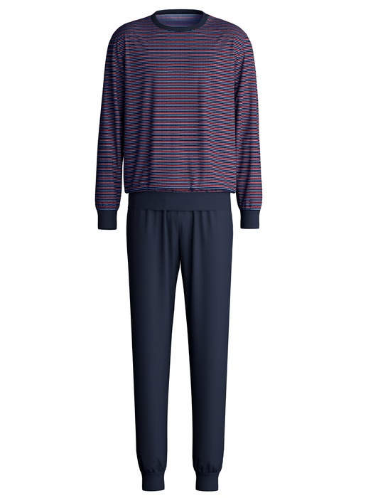 Pyjama homme long en éponge CALIDA "Relax Terry" 47887 - Rio Red 167