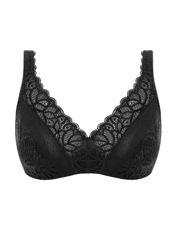 Soutien-gorge armature minimiser WACOAL "Raffine" WE148012 - Noir BLK