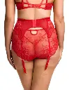 Porte-Jarretelles DITA VON TEESE "Floradora" D46070 - Rouge RED087