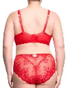 Soutien-gorge emboitant avec armatures DITA VON TEESE "Floradora" D99070 - RED087
