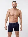 Boxer homme coton avec maintien intérieur LOIC HENRY "Every-D" KBD001U - Sideral Navy 