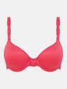 Soutien-gorge mémoire de forme emboitant CHANTELLE "Champs Elysées" C26060 - Velours Sucré C59