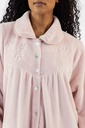 Robe de chambre boutonnée MIRA 9106WW - Vieux Rose 02