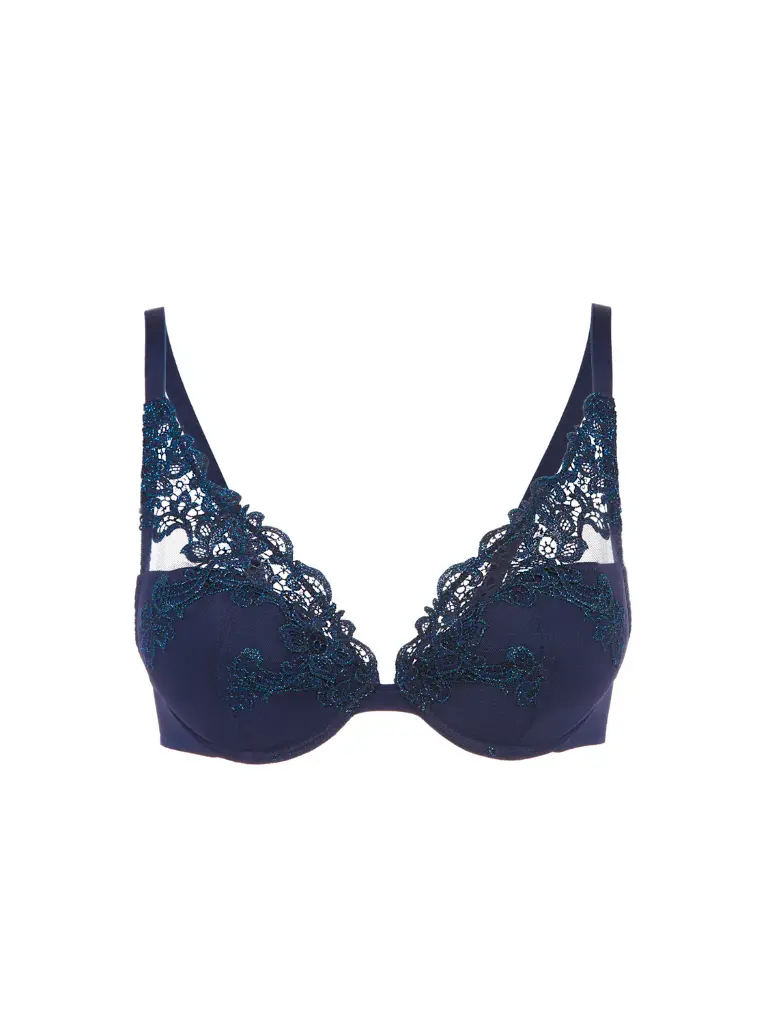 Soutien-gorge push-up triangle SIMONE PERELE "Saga" 15C347 - Sapphire 556