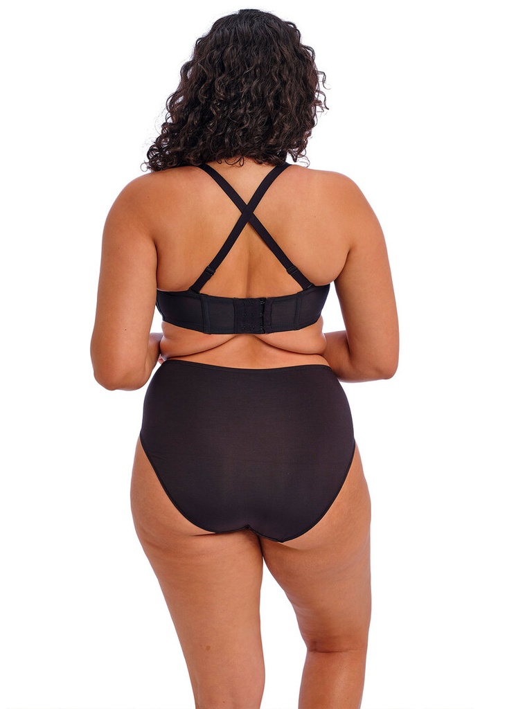 Soutien-gorge bandeau coque armatures ELOMI "Smooth" EL4300 - Noir BLK