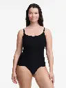 Top invisible fines bretelles CHANTELLE "SoftStretch" C10620 - Noir 011