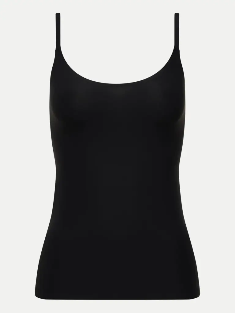 Top invisible fines bretelles CHANTELLE "SoftStretch" C10620 - Noir 011
