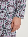 Chemise de nuit dame 100cm en 100% coton CALIDA "Autumn Dreams" - Smoke Bleu 544