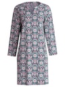 Chemise de nuit dame 100cm en 100% coton CALIDA "Autumn Dreams" - Smoke Bleu 544