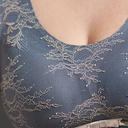 Brassière à coques sans armatures ANITA ROSA FAIA "Essential Lace" 5400 - Grey & Rose 405