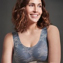 Brassière à coques sans armatures ANITA ROSA FAIA "Essential Lace" 5400 - Grey & Rose 405