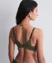 Soutien-gorge triangle armaturé AUBADE "Rosessence" 2KF12 - Kaki MOSS