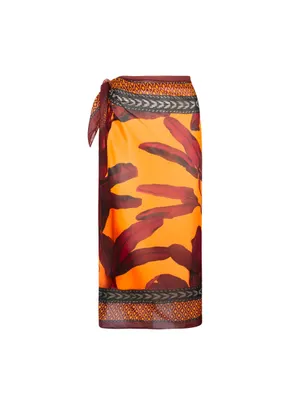 Paréo ANTIGEL "La Melanesia" ESB6059 - Jaune Banane 12073