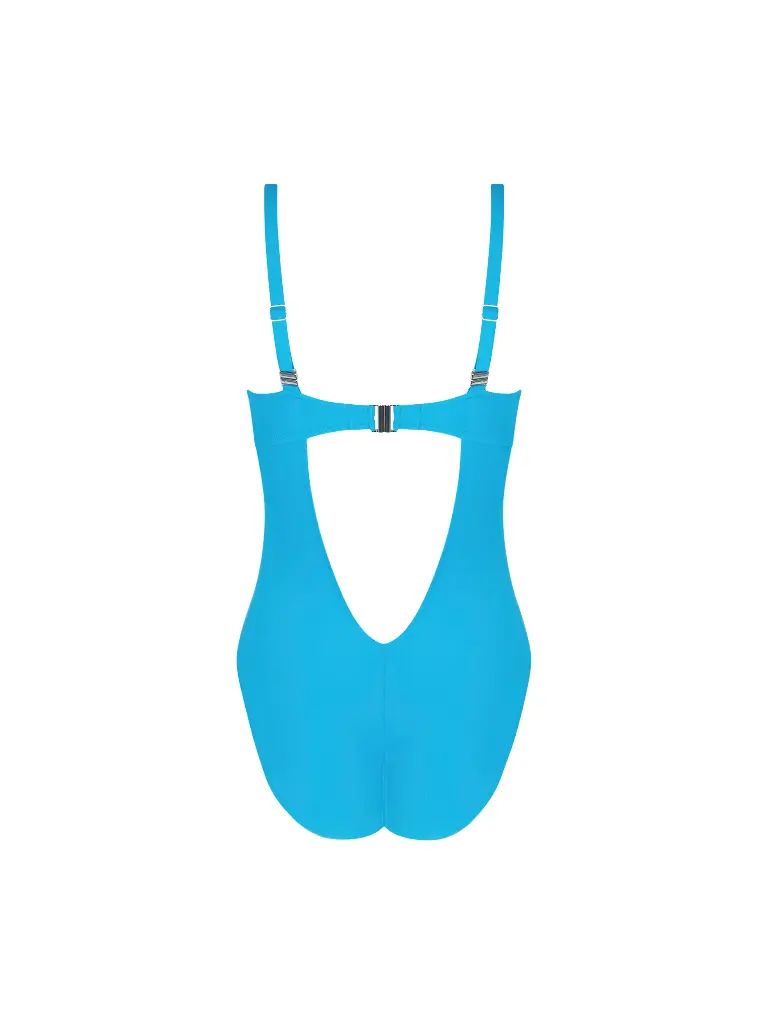 Maillot sans armatures avec coques LISE CHARMEL "La Chiquissima" FBB7914 - Bleu Azure 5319