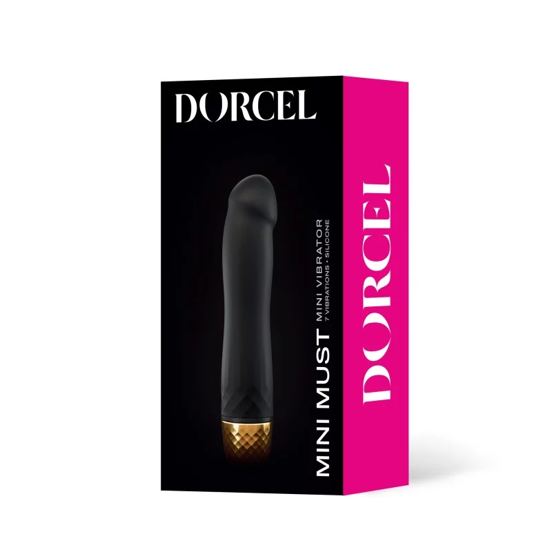 Petit vibromasseur réaliste point G DORCEL "Mini Must" - Gold