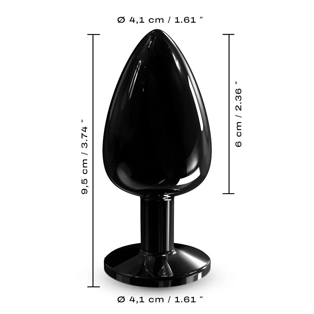 Plug anal DORCEL "Diamond Plug L" - Noir 