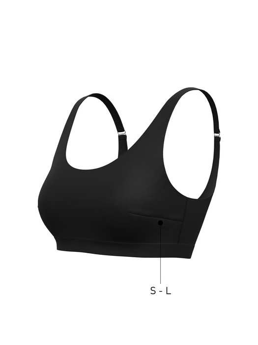 Brassière en tencel & modal CALIDA "Natural Skin" 02239 - Noir 995