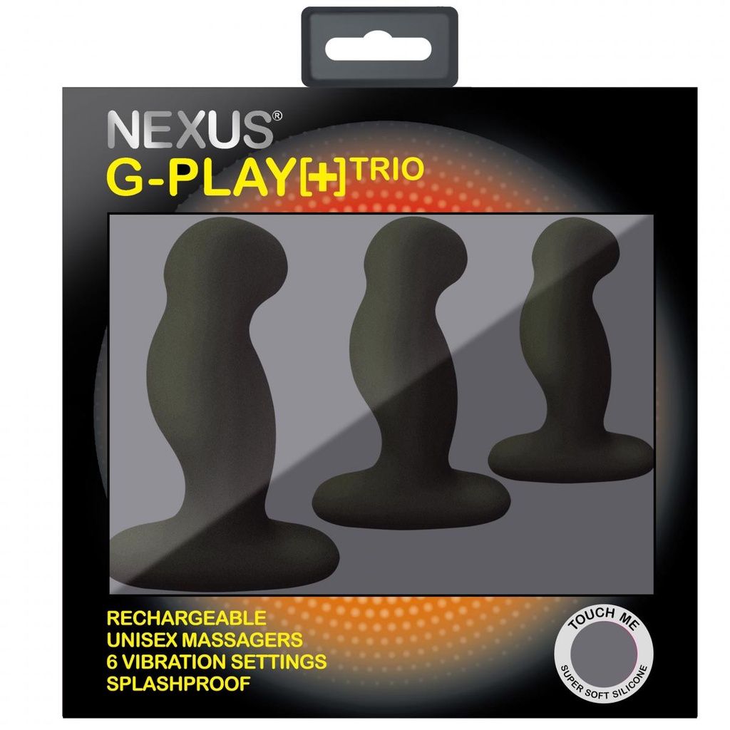 Vibromasseur Point G ou P NEXUS "G-Play+ Trio" - Black 