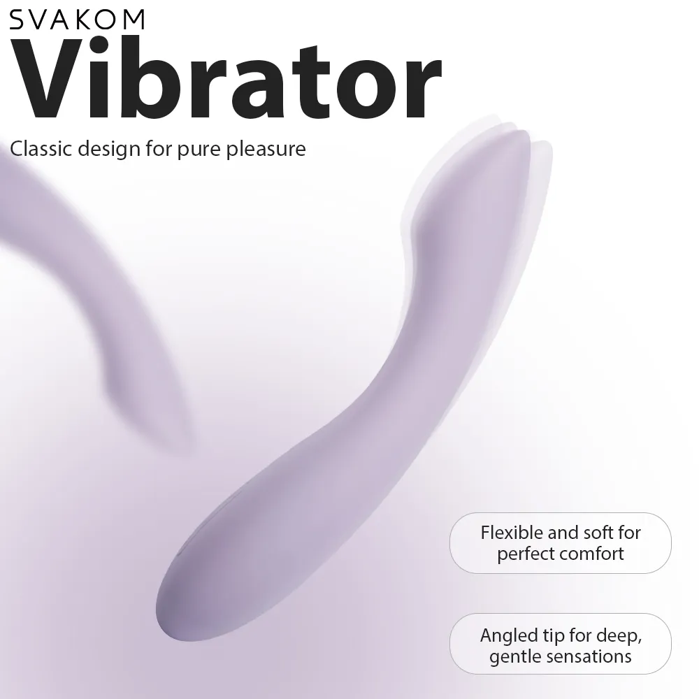 Vibromasseur lisse SVAKOM "Amy 2" - Lilac