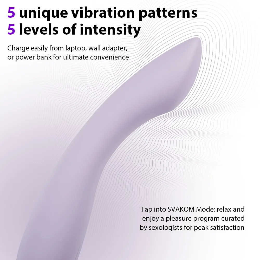 Vibromasseur lisse SVAKOM "Amy 2" - Lilac