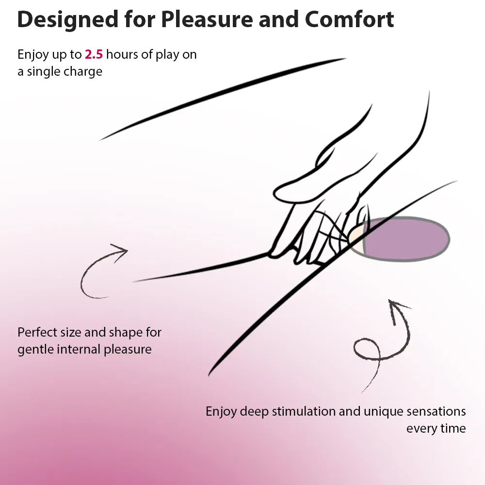 Œuf vibrant télécommande SVAKOM "Elva" - Violet