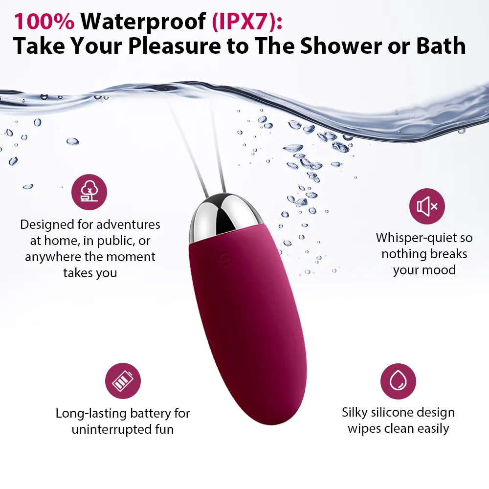 Œuf vibrant télécommande SVAKOM "Elva" - Violet