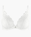 Soutien-gorge armatures plunge plongeant AUBADE "Fleur de Tattoo" TB12-6 - Blanc