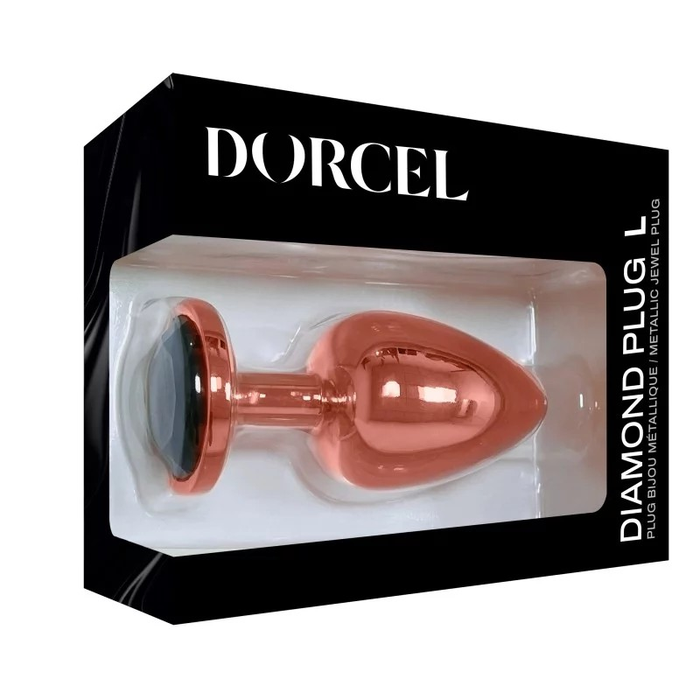 Plug anal DORCEL "Diamond Plug M" - Or Rose