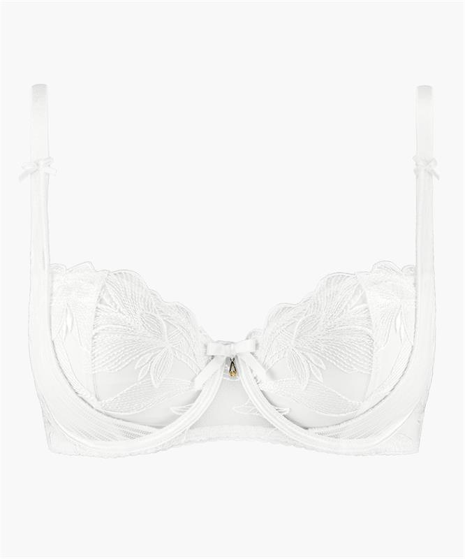 Soutien-gorge corbeille AUBADE "Fleur de Tattoo" TB14 - Blanc