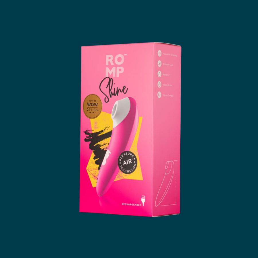 Stimulateur clitoridien ROMP by WOMANIZER "Shine" - Rose