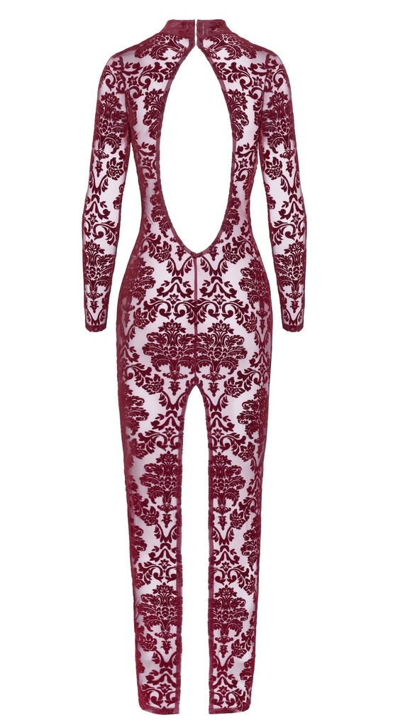 Robe longue NOIR HANDMADE "King Royal F383" Bordeaux