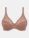 Soutien-gorge armaturé enveloppant CHANTELLE EASY FEEL "Norah" C13F10 - Brun Sauvage C60