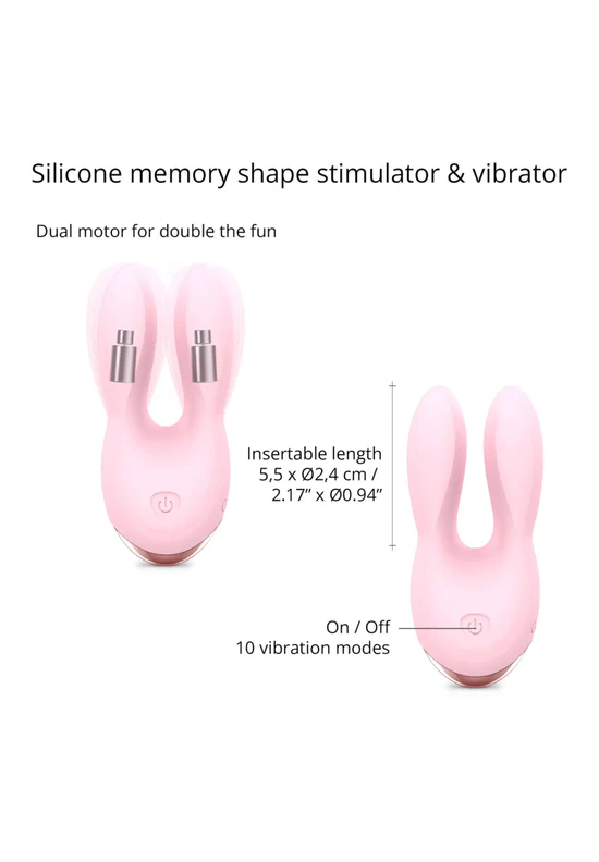 Stimulateur clitoridien LOVE TO LOVE "Hear Me" - Baby Pink