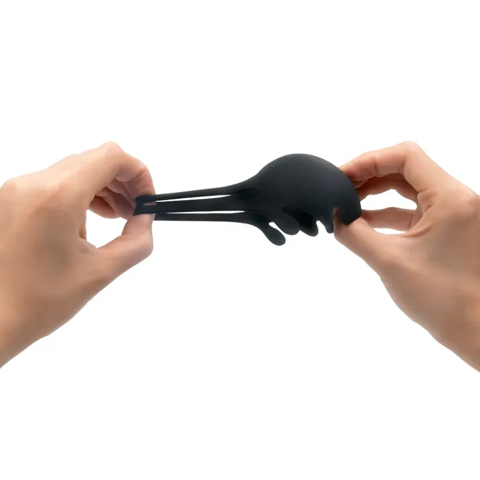 Anneau pénien & stimulateur vibrant de testicules DORCEL "Fun Bag"