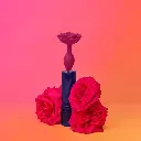 Plug anal taille M LOVE TO LOVE "Open Roses" - Plum Star