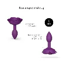 Plug anal taille S LOVE TO LOVE "Open Roses" - Purple Rain 