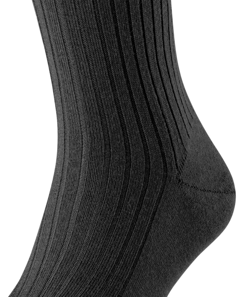 Chaussettes 3/4 Homme 100% Laine FALKE "Bristol" 15415 - Noir 3000