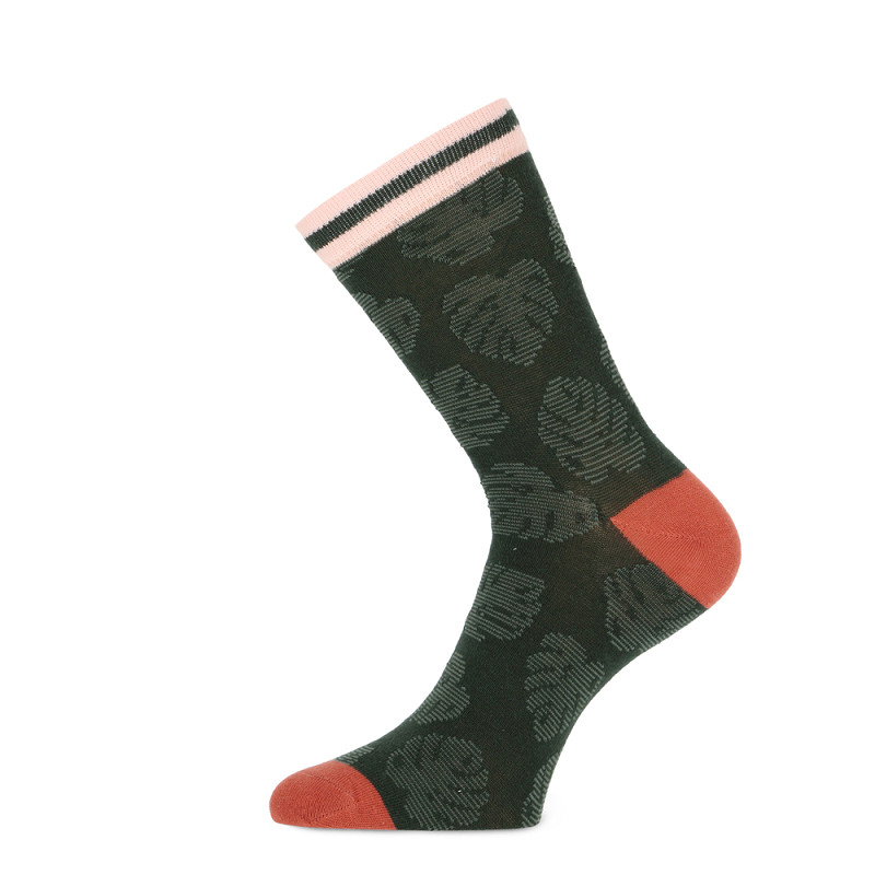 Chaussette dame fantaisie pack de 3 taille 36/42 TECKEL 13117 - Dessin Jungle 