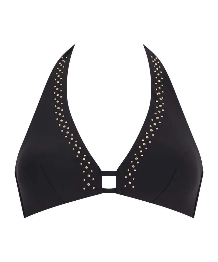 Haut de Bikini triangle sans armatures AUBADE "Summer Stars" 6P10-O - Black BLAK 