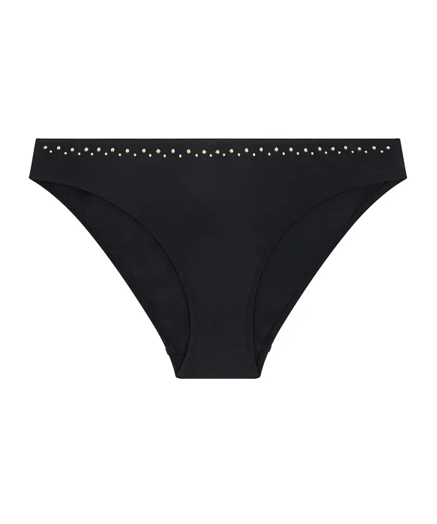 Bas de Bikini slip brésilien AUBADE "Summer Star" 6P22 - Black BLAK