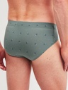 Slip homme fantaisie 90% coton CALIDA "Grafic Cotton" 22767 - Laurel Green 618