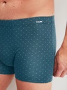 Boxer homme fantaisie 94% coton CALIDA "Cotton Code Design" 25982 - Deep Petrol 559