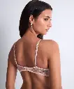 Soutien-gorge armaturé triangle AUBADE "Cosmic Romance" 6DF12 - Sand Rose SANR