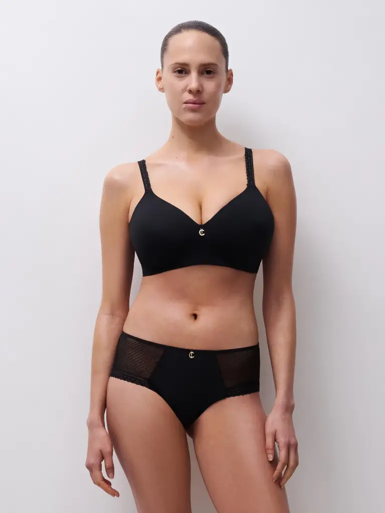 Shorty CHANTELLE "Romance" C19XB0 - Noir 011