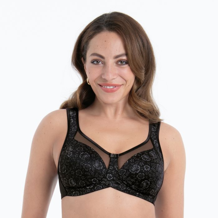 Soutien-gorge sans armatures moulé ANITA TOPCOMFORT "Clara Art" 5874 - Black Anthracite 445