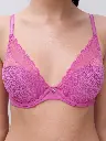 Soutien-gorge avec coques plongeant CHANTELLE EASY FEEL "Norah Chic" C16MNA - Rosebud 0PD
