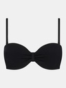 Haut de Bikini bandeau armaturé avec coques bretelles amovibles CHANTELLE "Icon" C16VNK - Noir 011