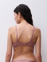 Soutien-gorge armaturé avec coques plogeant CHANTELLE "Legend" C15YNA - Bois de Rose 0R4