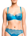 Soutien-gorge balconnet DITA VON TEESE "Esther" D59071 - Bleu Ciel 